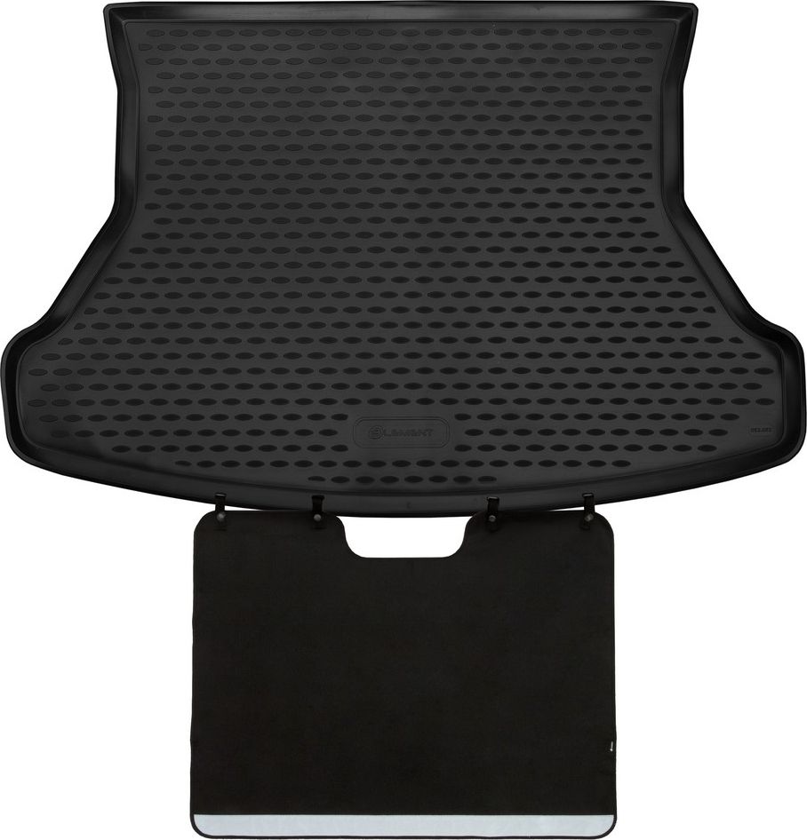 Коврик Autofamily полиуретановый с функцией защиты бампера Econom для багажника Lada Granta I универсал 2018-2026. Артикул ELEMENT.SET.017