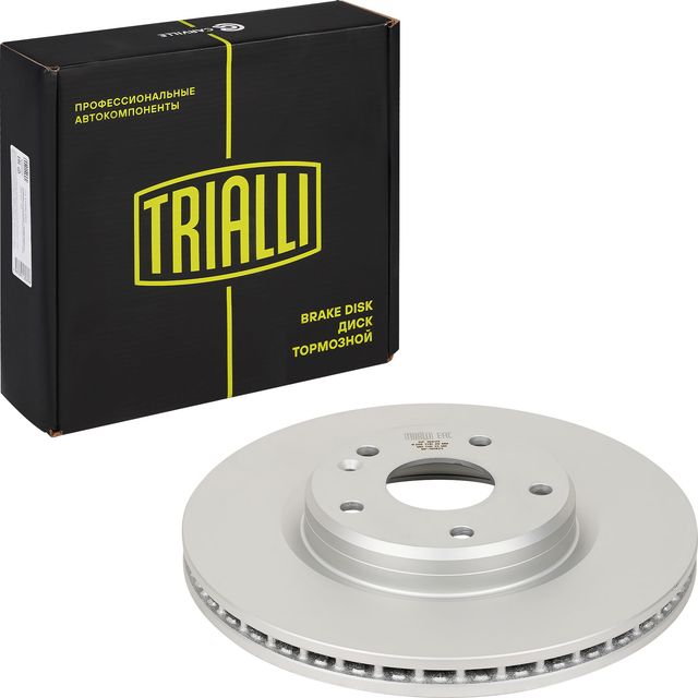 Тормозной диск Trialli передний для Geely Coolray I 2020-2026. Артикул DF 105111