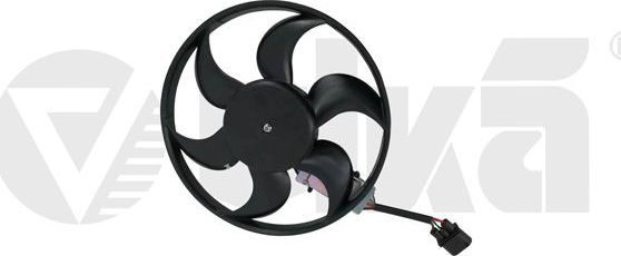 Вентилятор радиатора двигателя Vika правый для Audi A6 allroad II (C6) 2006-2011. Артикул 99591808901