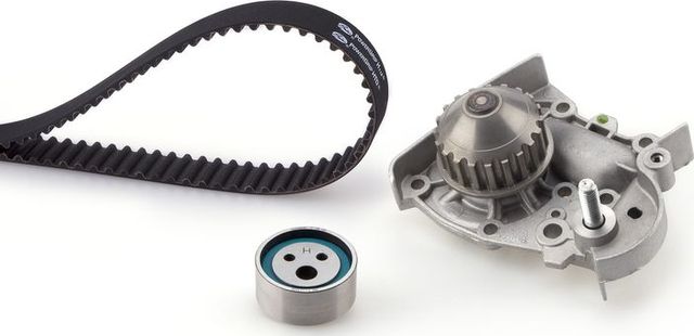 Помпа (водяной насос) с комплектом ремня ГРМ Gates PowerGrip® для Renault 19 II 1992-1995. Артикул KP15192XS