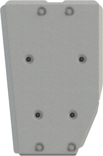 Защита алюминиевая Шериф (4 мм) для топливного бака Exeed TXL 2021-2026. Артикул 28.5069