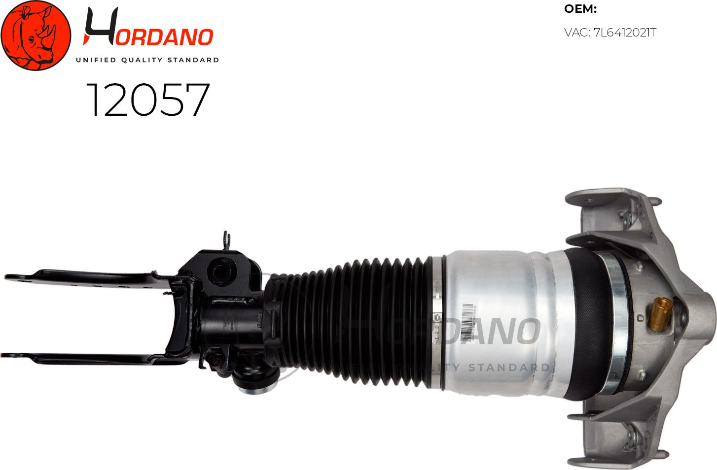 Пневматический амортизатор (Hordano). Артикул 12057