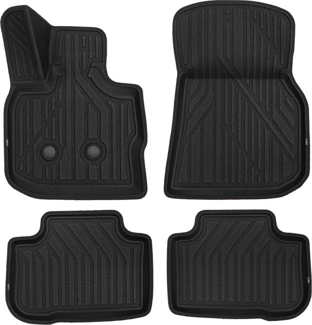 Коврики KVEST 3D для салона BMW X4 G02 2018-2026 Черный. Артикул KVEST3D02037210k