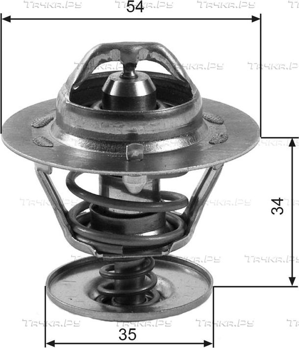 Термостат Gates для Hyundai Scoupe 1992-1996. Артикул TH11383G1