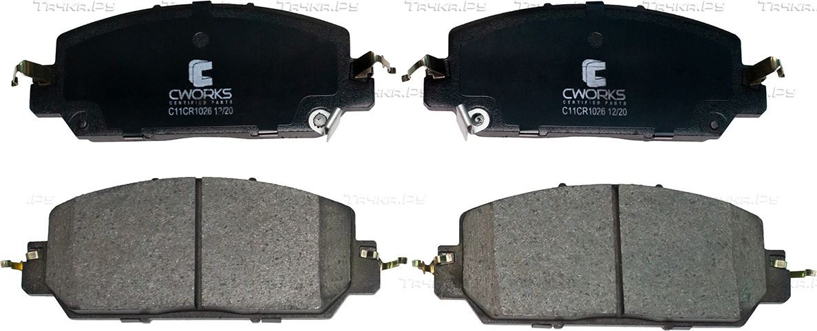 Тормозные колодки Cworks. Артикул C11CR1026