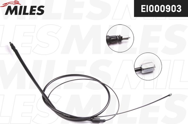 Трос ручника (тросик ручного тормоза) Miles. Артикул EI000903