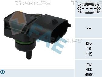 Датчик абсолютного давления (ДАД, MAP) FAE для Kia Spectra II 2004-2009. Артикул 15118