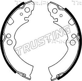 Тормозные колодки Trusting задние для Nissan Sunny N14 1990-1995. Артикул 067.162