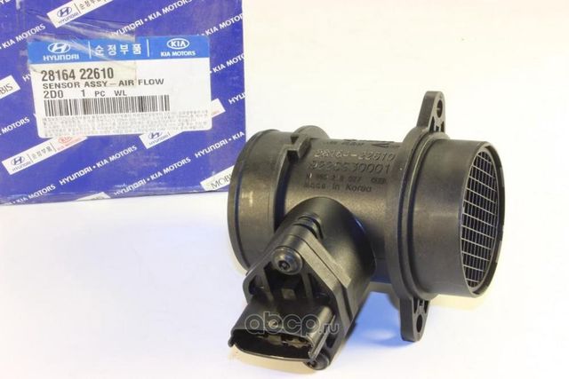 Датчик массового расхода воздуха (ДМРВ) Hyundai / KIA. Артикул 2816422610