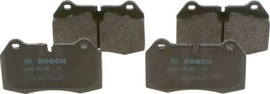 Тормозные колодки Bosch (Low-Metallic) передние для BMW 7 III (E38) 1994-2001. Артикул 0 986 494 282