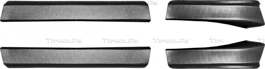 Накладки PT Group на пороги ABS для Renault Logan II 2013-2026. Артикул 07032301
