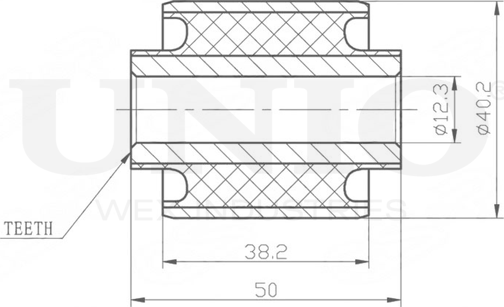 Сайлентблок рычага подвески (Unio). Артикул RMP-20331