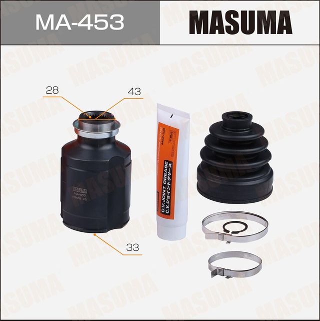 Шрус внутренний (граната) Masuma передний правый для Mazda CX-7 I 2009-2013. Артикул MA-453
