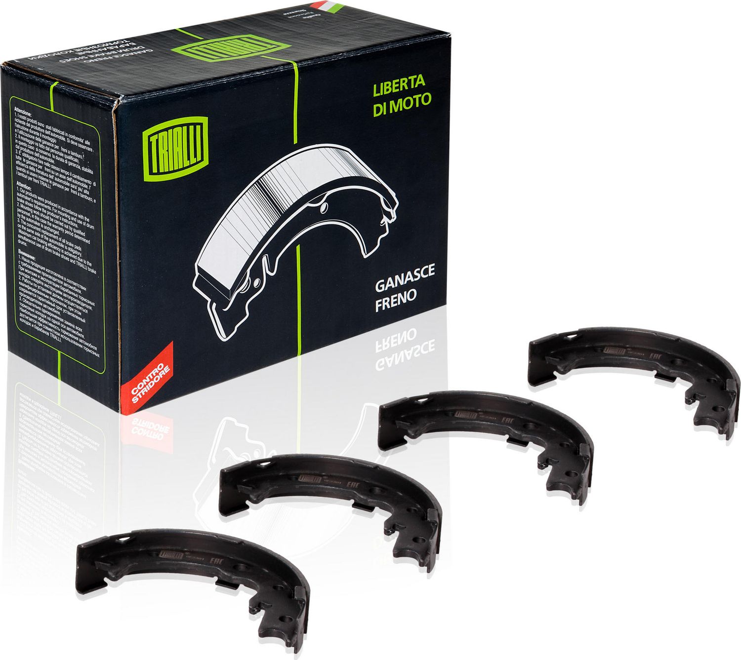 Тормозные колодки (стояночная тормозная система) Trialli. Артикул GF 2301