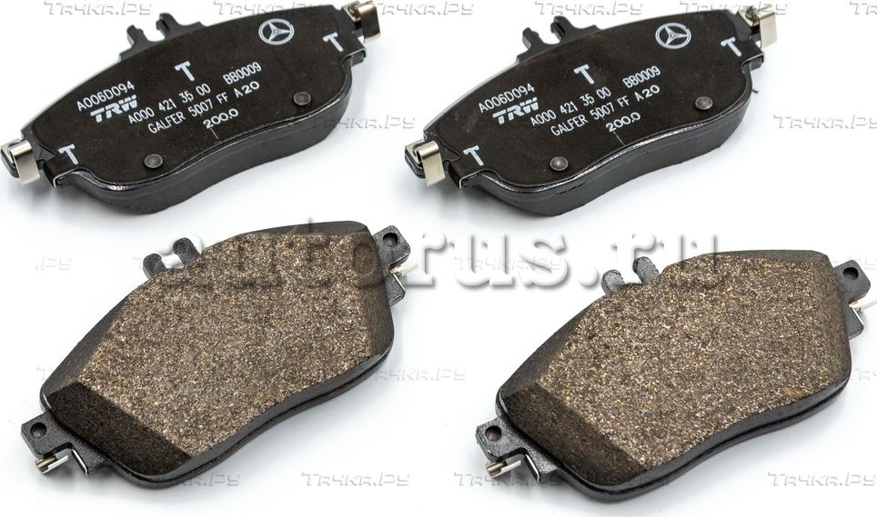 Тормозные колодки Mercedes-Benz. Артикул A0004203002