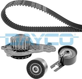 Помпа (водяной насос) с комплектом ремня ГРМ Dayco для Citroen C3 I 2002-2009. Артикул KTBWP3230