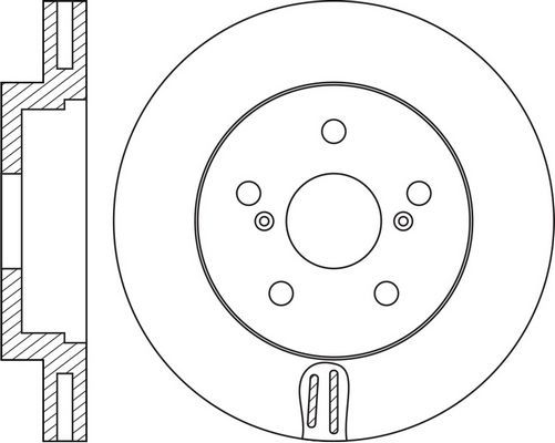 Тормозной диск NiBK. Артикул RN2097