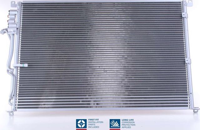 Радиатор кондиционера (конденсатор) Nissens (алюминий) для Audi S8 II (D3) 2006-2010. Артикул 940451