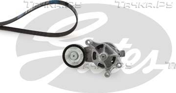 Приводной ремень поликлиновой с роликами (комплект) Gates Micro-V® для Volkswagen Jetta V 2007-2010. Артикул K036PK955
