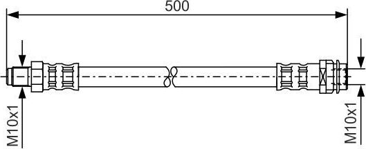 Тормозной шланг Bosch. Артикул 1 987 476 453