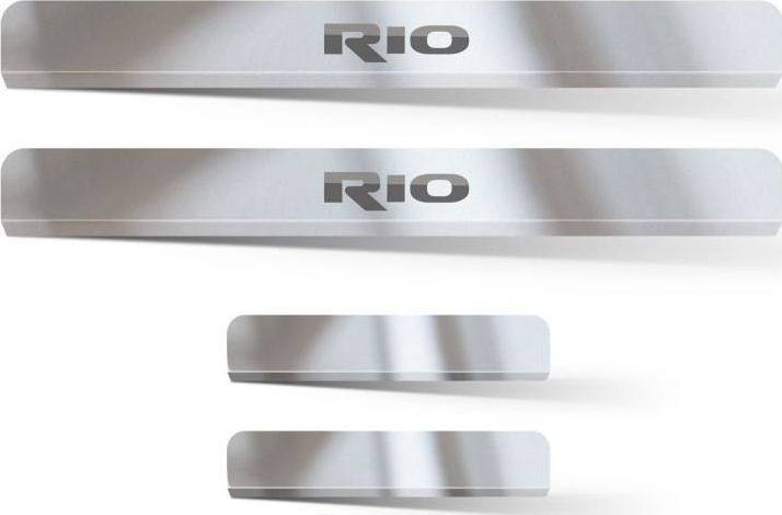 Накладки PT Group на пороги НПС для Kia Rio III 2011-2017. Артикул 06032401