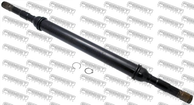 Полуось (привод в сборе, приводной вал) Febest передняя правая для Nissan Sunny N14 1990-1995. Артикул 0212-B14RH