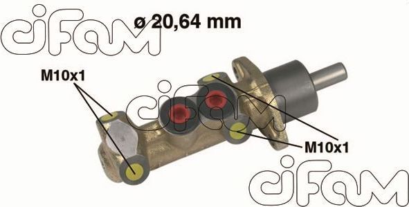 Тормозной цилиндр главный Cifam (Чугун). Артикул 202-044