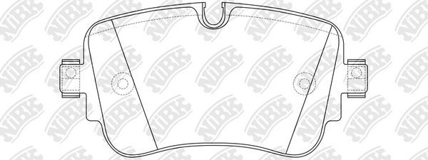 Тормозные колодки NiBK. Артикул PN0688