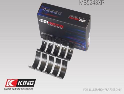 Вкладыши коренные King для Nissan Avenir W11 1997-2001. Артикул MB5243XP