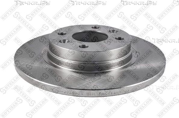 Тормозной диск Stellox передний для Renault Logan II 2007-2026. Артикул 6020-3939-SX