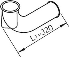 Глушитель Dinex. Артикул 80636