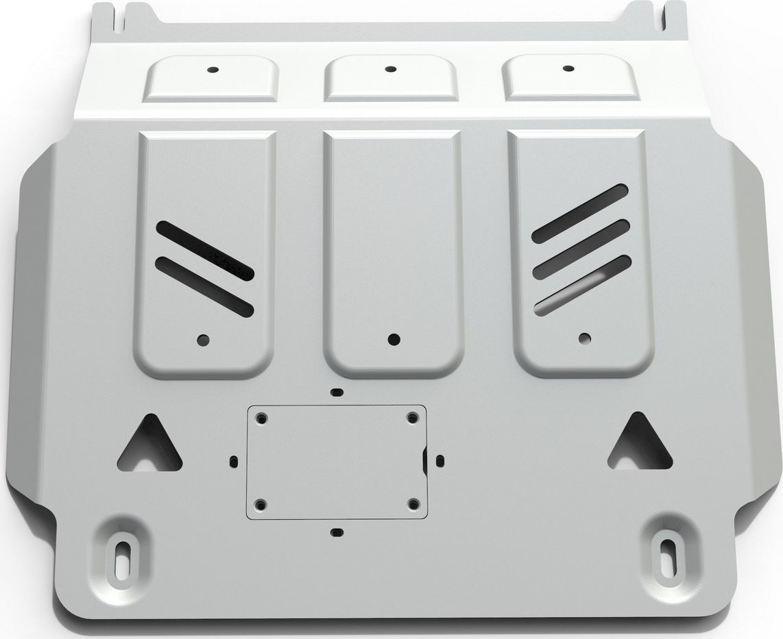 Защита алюминиевая Rival для картера Mitsubishi L200 IV 2006-2015. Артикул 2333.4033.1.6