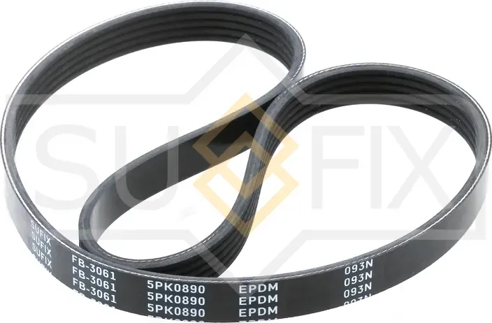 Ремень поликлиновый 5PK0890 (Sufix). Артикул FB3061