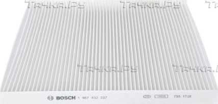 Салонный фильтр Bosch. Артикул 1 987 432 237