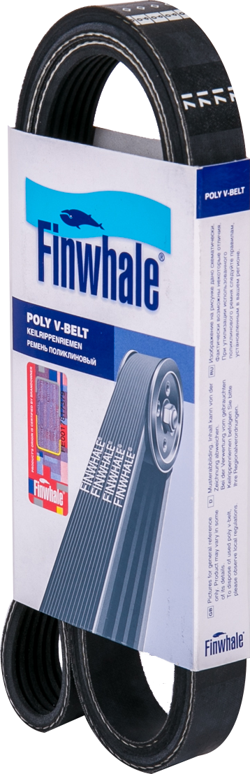 Приводной ремень поликлиновой Finwhale. Артикул BP6PK1513