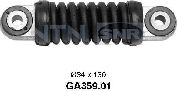 Натяжной ролик (натяжитель) приводного поликлинового ремня NTN / SNR. Артикул GA359.01