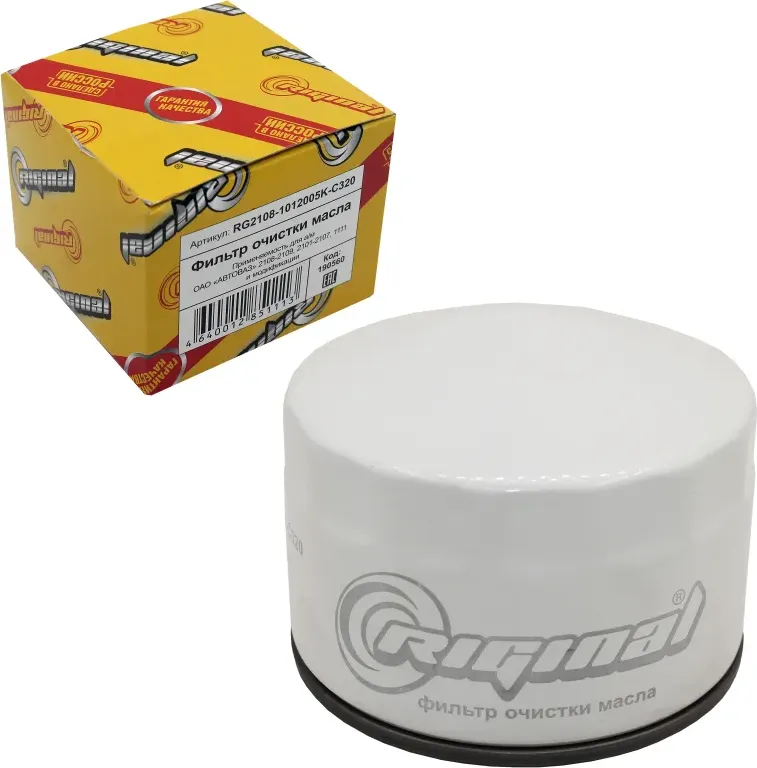 Фильтр масляный для а/м ВАЗ-2108-09,2110-2112,2113-2115,1117-1119,21214, X-ray P (Riginal). Артикул RG21081012005KC320