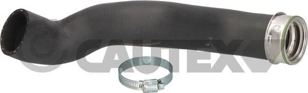 Патрубок интеркулера Cautex верхний для Audi A4 II (B6) 2000-2004. Артикул 466852