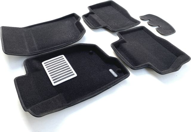 Коврики текстильные Euromat 3D Lux для салона Mitsubishi Pajero Sport III 2016-2026. Артикул EM3D-003614