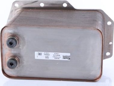 Радиатор масляный (маслоохладитель) для двигателя Nissens (сталь). Артикул 91433