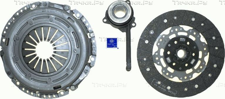Сцепление (комплект) SACHS Kit plus CSC для Volkswagen Sharan I 2002-2010. Артикул 3000 990 232