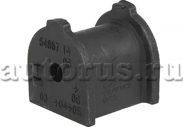 Втулка стабилизатора переднего L=R CHEVROLET Lacetti /D=17mm (Ganz). Артикул GIL061025