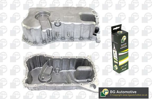 Масляный поддон картера двигателя BGA для SEAT Alhambra I 2000-2010. Артикул SP9606