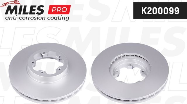 Тормозной диск Miles передний для Ford Transit VII 2006-2014. Артикул K200099