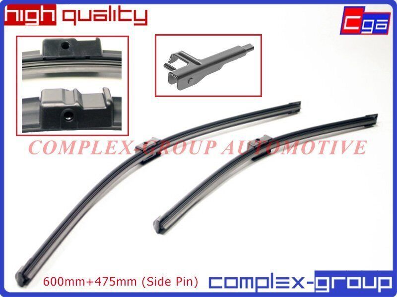 Комплект щеток стеклоочистителя (600+475) Side Pin 22mm A936S 3397118936 1Z1998001 1K0998002A CGA. Артикул 10BLD46RA