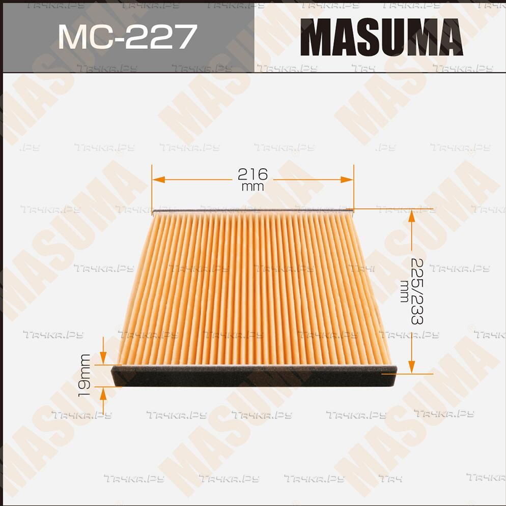Салонный фильтр Masuma для Toyota Verossa 2000-2003. Артикул MC-227