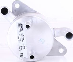 Радиатор масляный (маслоохладитель) для АКПП Nissens (алюминий) для Mazda 3 II (BL) 2008-2014. Артикул 91284