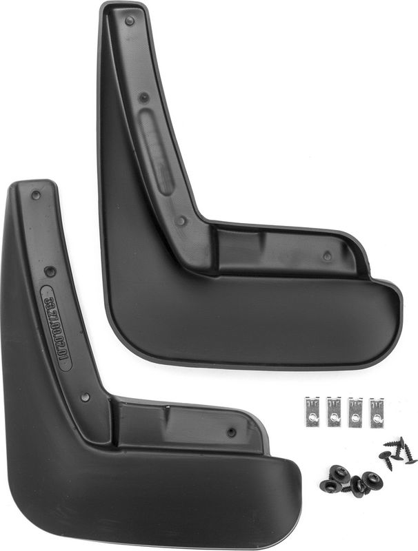 Брызговики Frosch (в пакете) задняя пара для Mazda 3 III хэтчбек 2013-2018. Артикул NLF.33.27.E11