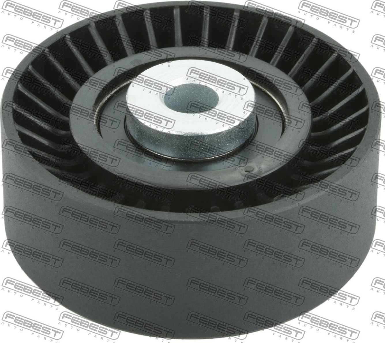 Направляющий (ведущий) ролик приводного поликлинового ремня Febest. Артикул 0788-GRV