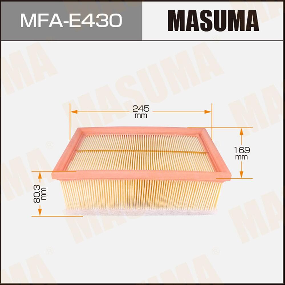 Воздушный фильтр Masuma. Артикул MFA-E430